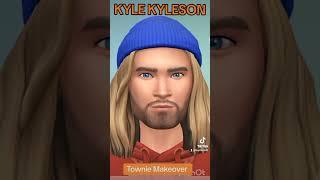 Townie Makeover - Kyle Kyleson #towniemakeover #sims4 #cas