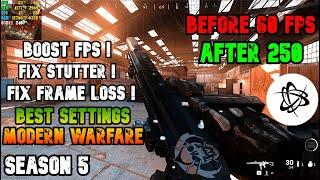 Best Pc Settings for Modern Warfare SEASON 5! (Optimize FPS & Visibility)