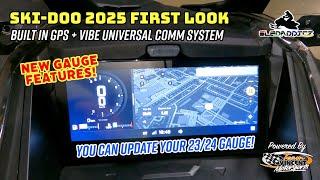 2025 Ski-Doo 10.25" Gauge Updates + Built In Standalone GPS | Vibe Universal Communication System