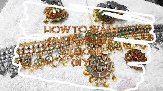 how to wash old artificial jewelry