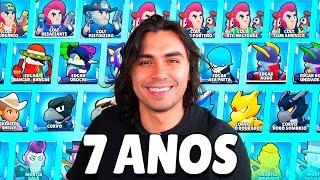 TOUR PELA MINHA CONTA DE 7 ANOS do Brawl Stars