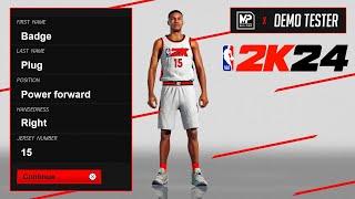 THE NBA 2K24 DEMO