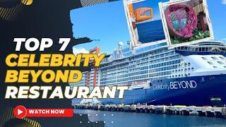 Top 7 Celebrity Beyond Restaurant Reviews   A Culinary Journey On Board