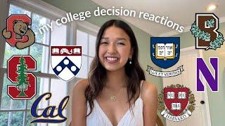 COLLEGE DECISION REACTIONS 2022| Stanford acceptance, Ivies, UC’s, Top 20’s