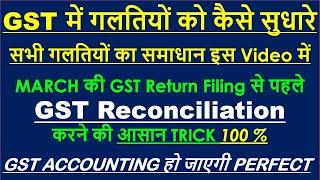 Final Reconciliation of GST | Finalization of GST Returns | GST Final Accounting | Accounts Finalise