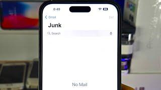 Junk / Spam Folder NOT Working on iPhone Mail? (SOLVED)