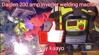 Daiden 200 amp inverter welding machine