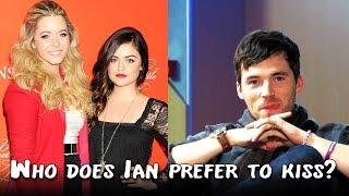 Ian Harding | Who do you prefer to kiss, Sasha or Lucy? #KAS2