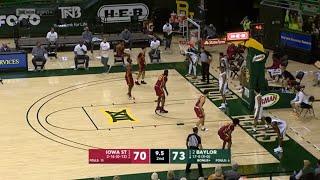 Baylor "Football" Inbounds Play vs Iowa State | 2021 College Basketball