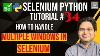 Selenium Python Tutorial#34 - How to handle Multiple Windows in Selenium
