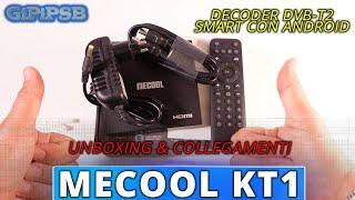 Decoder SMART Android TV con Digitale Terrestre DVB-T2 Mecool KT1 - Unboxing & Collegamenti