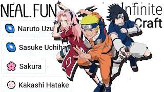 Creating EVERY Naruto Main Characters in infinite craft [ SPEEDRUN ]