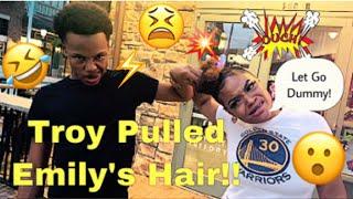 Troy Pulled His Sister Emily's Hair 