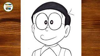 Easy Nobita Drawing || How to Draw Nobita From Doraemon || Easy Drawing İdeas For Beginners