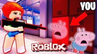 Peppa Pig PLAY HIDE OR DIE in Roblox!