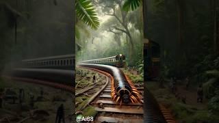 Nature Exploration | Travel Discovered | Abandoned Train #shorts #trending #wow