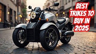 Three Wheeled Motorcycles That Are Worth Buying in 2025