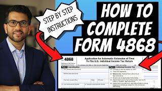 How to File a (FREE) Tax Extension Form 4868 | Complete Instructions