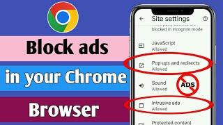 How To Block Ads On Chrome Browser | how to stop ads in chrome browser (2024)