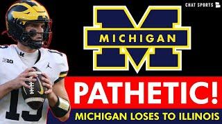 Michigan Football LOSES To Illinois - Instant Reaction & James Yoder's Rant... Season Is OVER