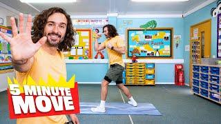 5 Minute Move Kids fun Workout | The Body Coach TV