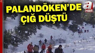 Erzurum Palandöken Kayak Merkezi'nde Çığ Düştü! l A Haber