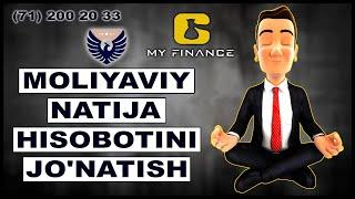 MOLIYAVIY NATIJA HISOBOTINI JO'NATISH #1C_KURS #BUXGALTERIYA