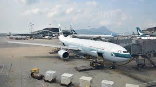 Flight Review #5 CPA Cathay Pacific CX532 Hong Kong to Nagoya Airbus A330-300 Economy class