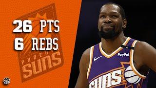 Kevin Durant 26 pts 6 rebs vs Hornets 24/25 season