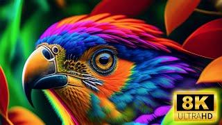 Birds 8K - Special collection of birds 8K ULTRA HD VIDEO with Soothing Music.