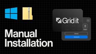 Windows - Manual Installation for Logo Grid Generator™