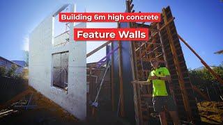 How I built 6m high concrete feature walls