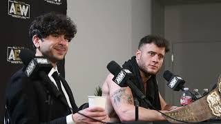 MJF Reacts to winning the 'Four Pillars' match | AEW Double or Nothing 2023 Media Scrum