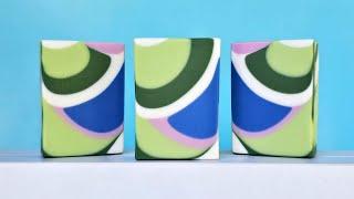 Groovy Swirl CP Soap | Soap Challenge Club |  #SoapMaking #HandmadeSoap