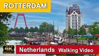 ROTTERDAM - 4K Walking Video - Netherlands