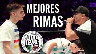 Las MEJORES RIMAS del MUNDIAL DE FREESTYLE - GOD LEVEL FEST MÉXICO 2019 [3vs3]