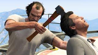 GTA V PC Trevor Kills Michael (Editor Rockstar Movie Cinematic Short Film)