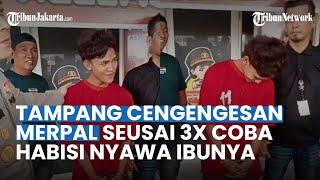 TAMPANG CENGENGESAN Pria di Palembang, Tertawa di Kantor Polisi seusai 3 Kali Coba Bunuh Ibu Kandung