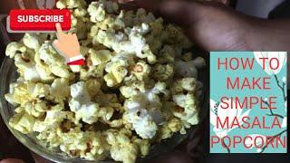 How to Make a Masala Popcorn (By TS Tharun).