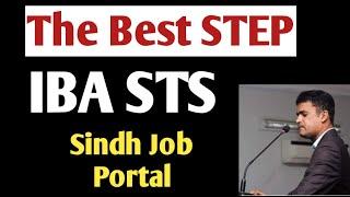 Sukkur IBA STS || Best step taken||  Sindh Job Portal ||