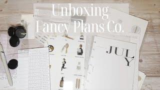 Unboxing the Quarterly Subscription Box from Fancy Plans Co.