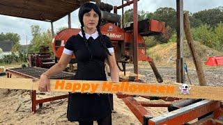 SPOOKY day to run the SAWMILL!!! (Happy Halloween!!!)