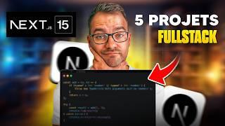 5 Idées de Projets FULLSTACK avec NEXT.JS
