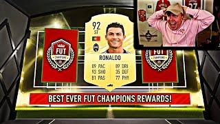 OMG RONALDO IN A PACK!!! ELITE 3 FUT CHAMPIONS REWARDS! (FIFA 21)