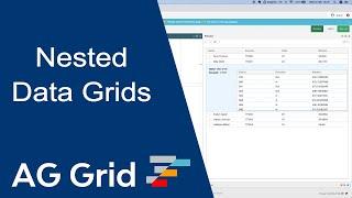 Embed JavaScript Data Grid - Master / Detail with ag-Grid