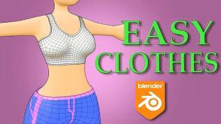 Simple Blender Clothing Tutorial That Actually Works!