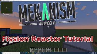 Minecraft Mekanism Fission Reactor Tutorial