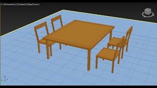 #3dsMax #tutorials #beginners # Simple Table and Chair # easy Video Tutorial # in Tamil#