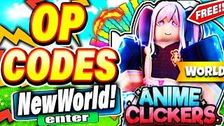 ALL NEW *SECRET* UPDATE CODES in ANIME CLICKER SIMULATOR CODES! (Anime Clicker Simulator) 2022