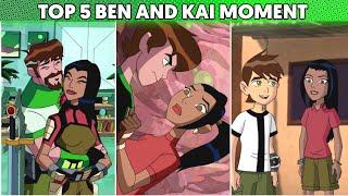 Top 5 Ben 10 And Kai Green Movement/ Episode In Ben 10 Series || Ben And Kai Love Story Episodes ||